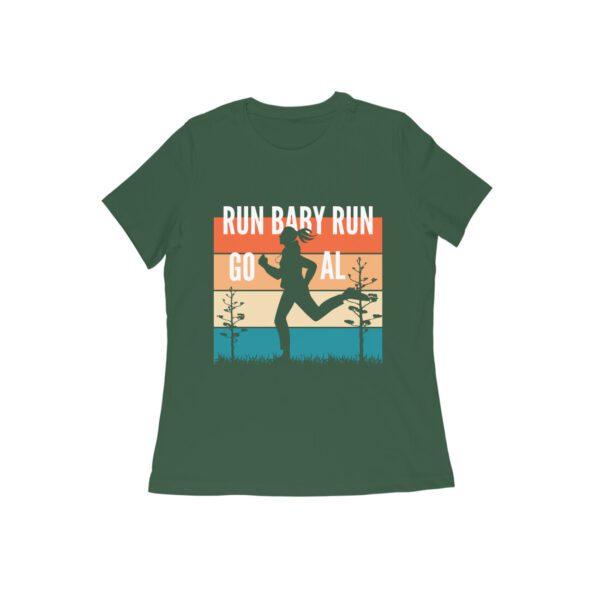Trend Next - Teen Girls Run Baby Run Towards Goals T-Shirt