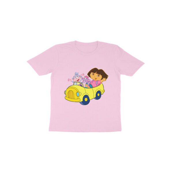 Trend Next - Toddlers Dora Bujji and Friends in Car Travel T-Shirt