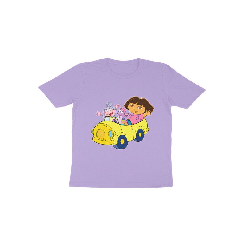 Trend Next – Toddlers Dora Bujji and Friends in Car Travel T-Shirt - Fashion Greet