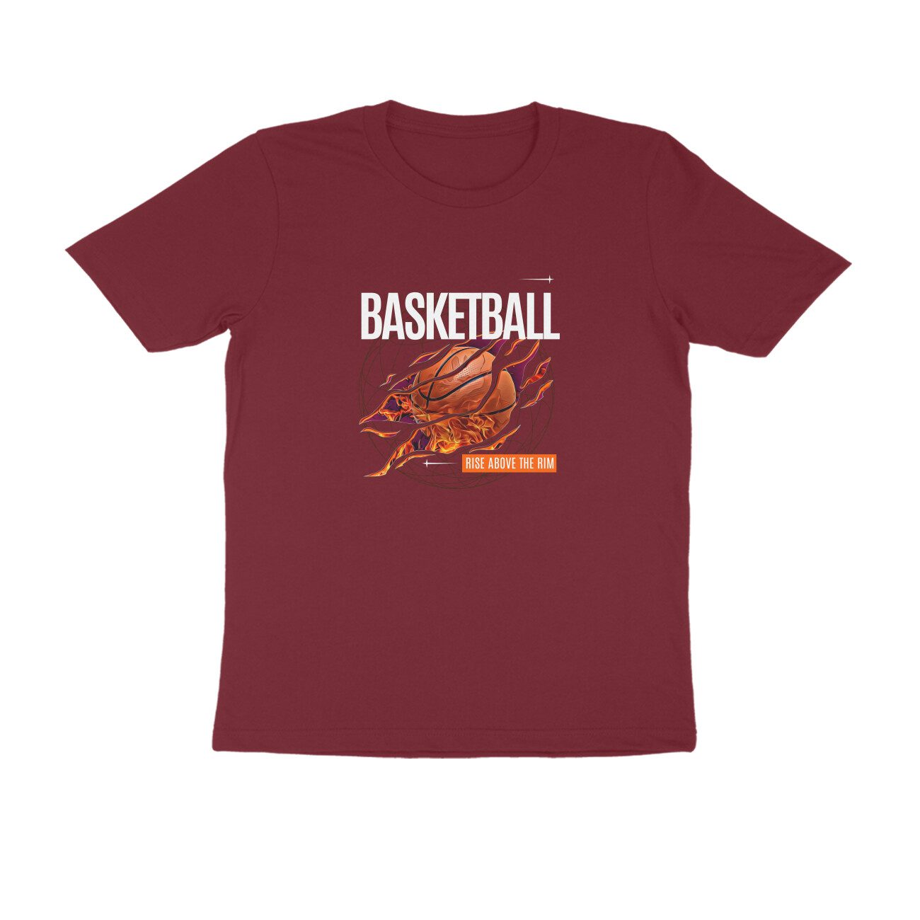 Trend Next – Teens Basketball Rise Above The Rim T-Shirt - Fashion Greet