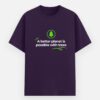 Sustainable T-Shirt for Adults – Better Planet with Tree – Purple