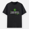Sustainable T-Shirt for Adults – Better Planet with Tree – Black Melange