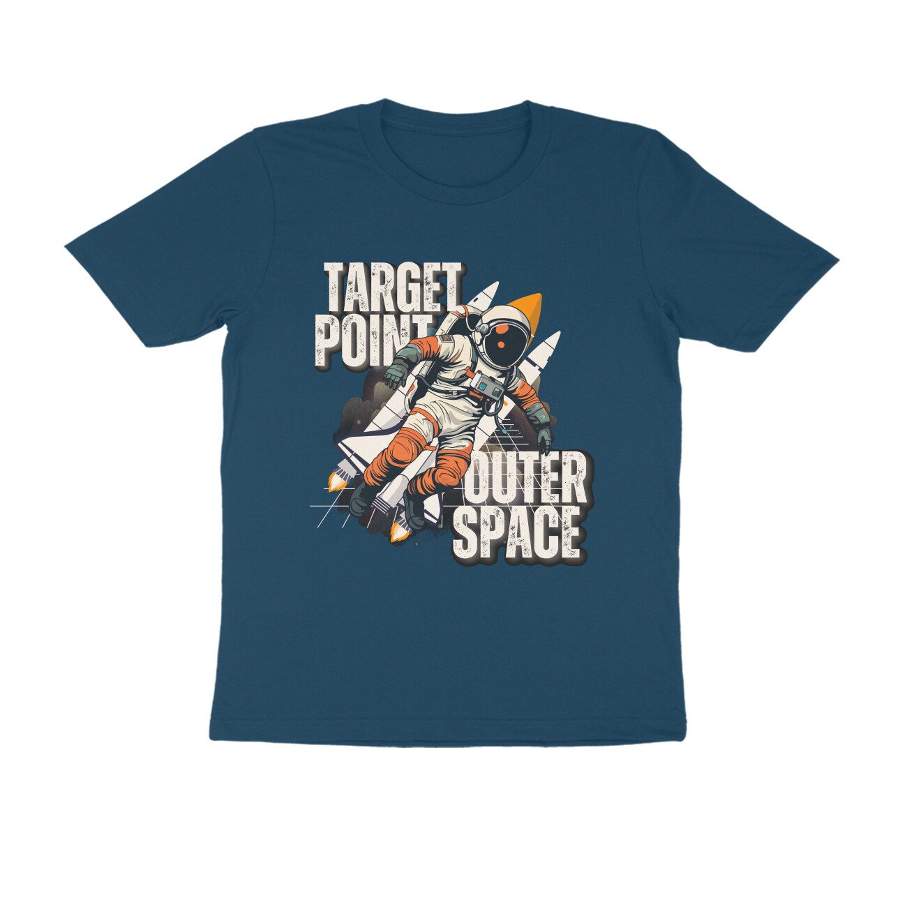 Trend Next Luxury – Adults Outer Space Target Point T-Shirt - Fashion Greet