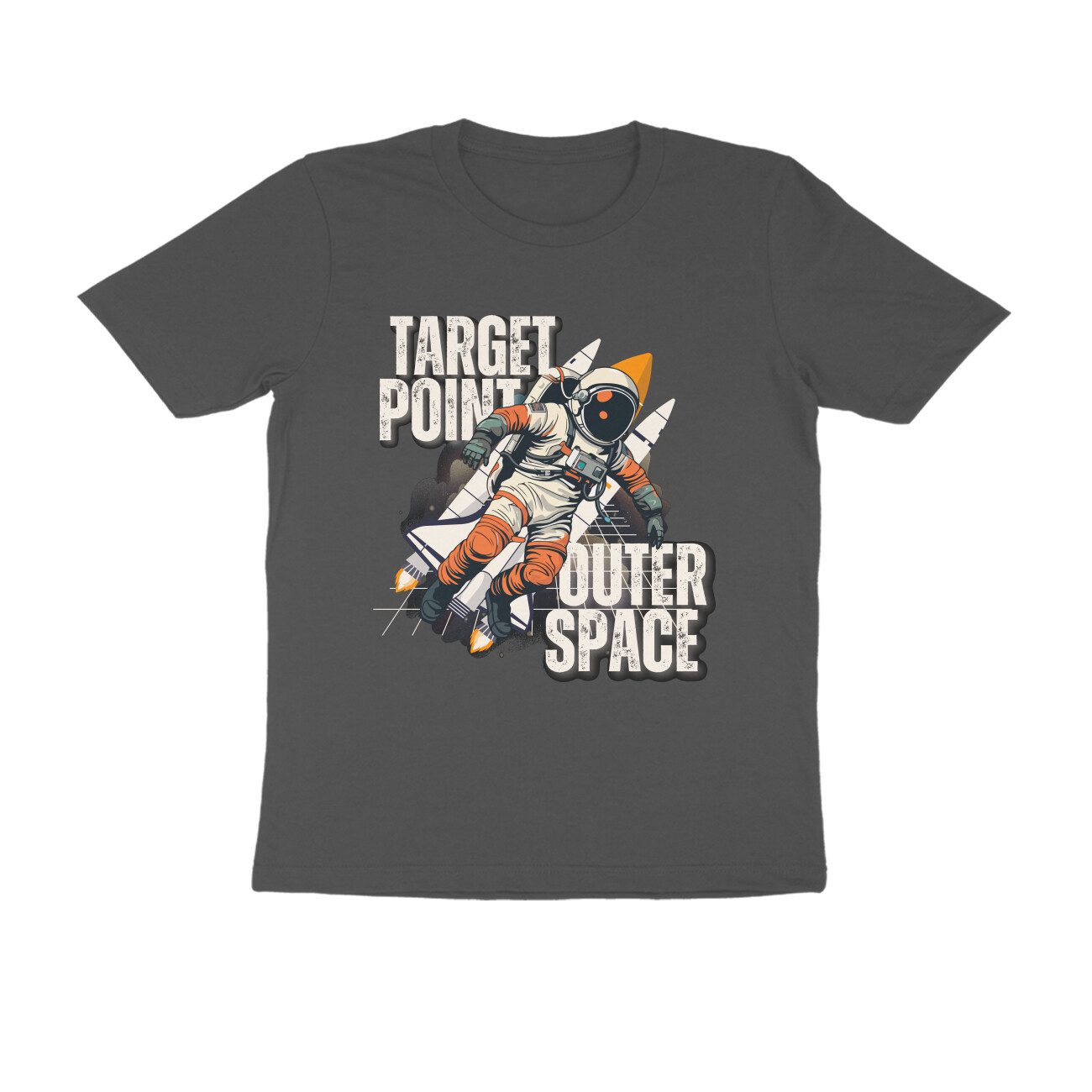 Trend Next Luxury – Adults Outer Space Target Point T-Shirt - Fashion Greet