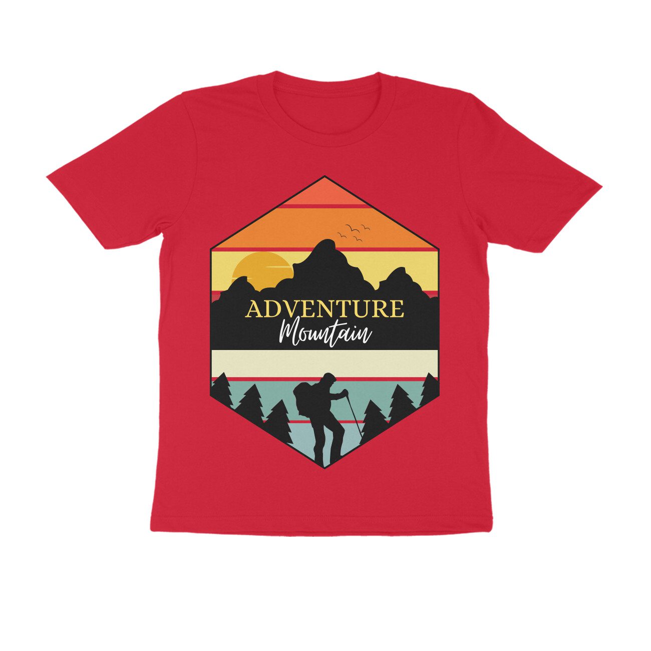 Trend Next Luxury – Adults Vintage Adventure Mountain T-Shirt - Fashion Greet