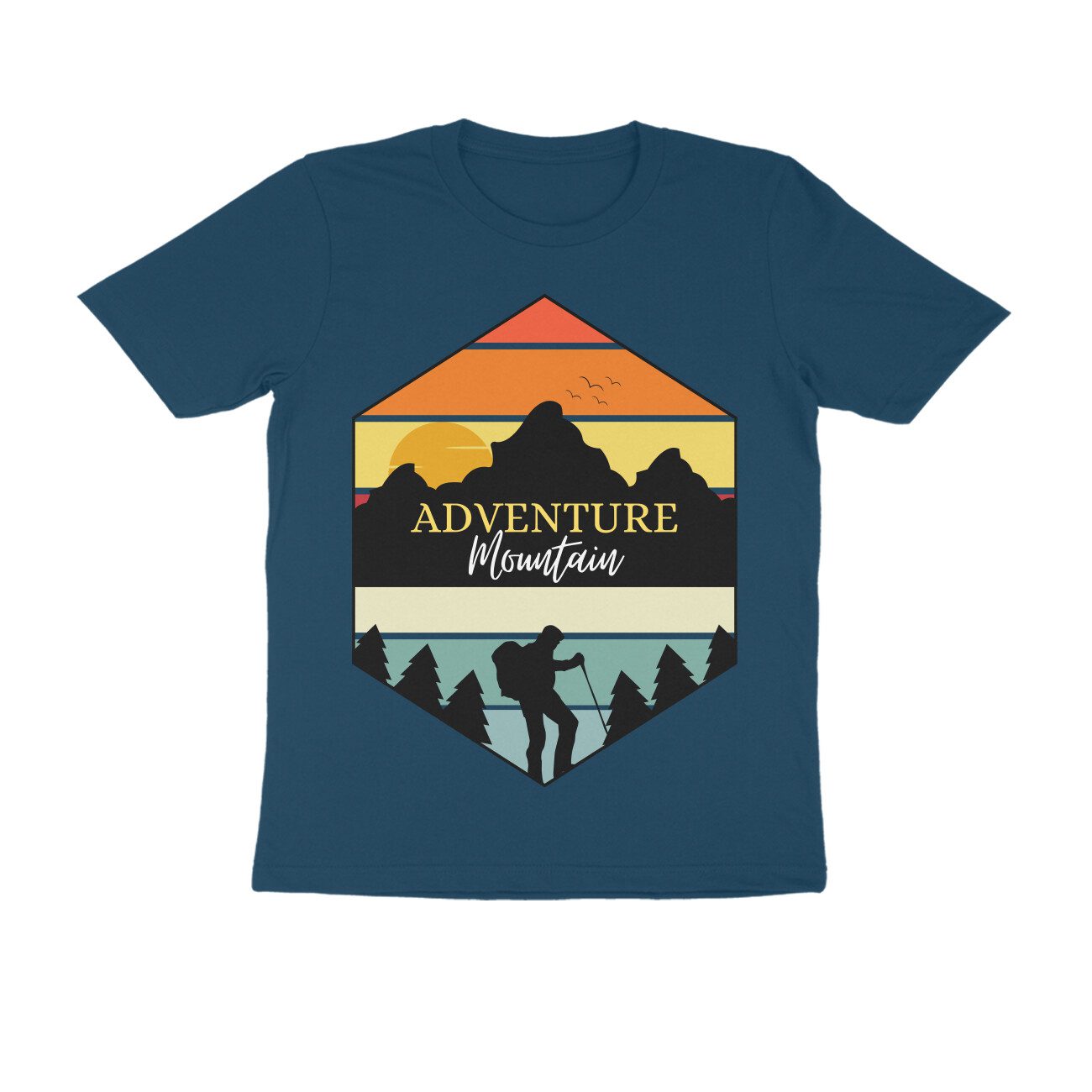 Trend Next Luxury – Adults Vintage Adventure Mountain T-Shirt - Fashion Greet