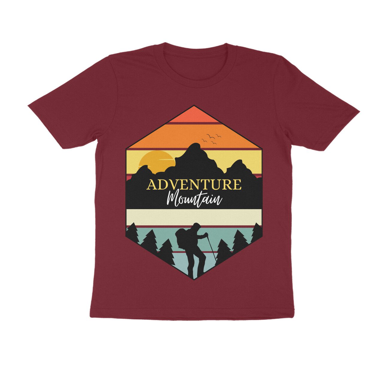 Trend Next Luxury – Adults Vintage Adventure Mountain T-Shirt - Fashion Greet