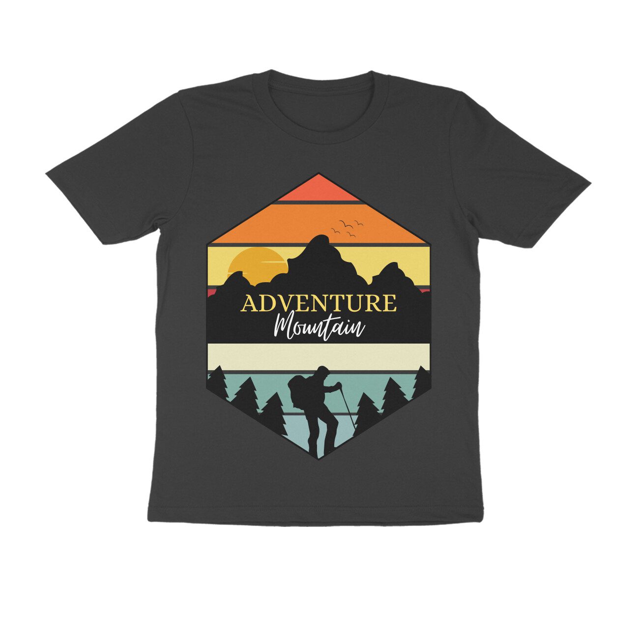 Trend Next Luxury – Adults Vintage Adventure Mountain T-Shirt - Fashion Greet