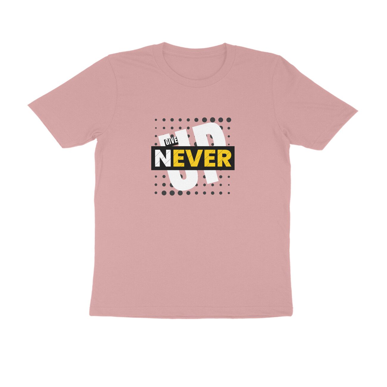 Trend Next Plus – Adults Never Give Up Typography T-Shirt - Fashion Greet