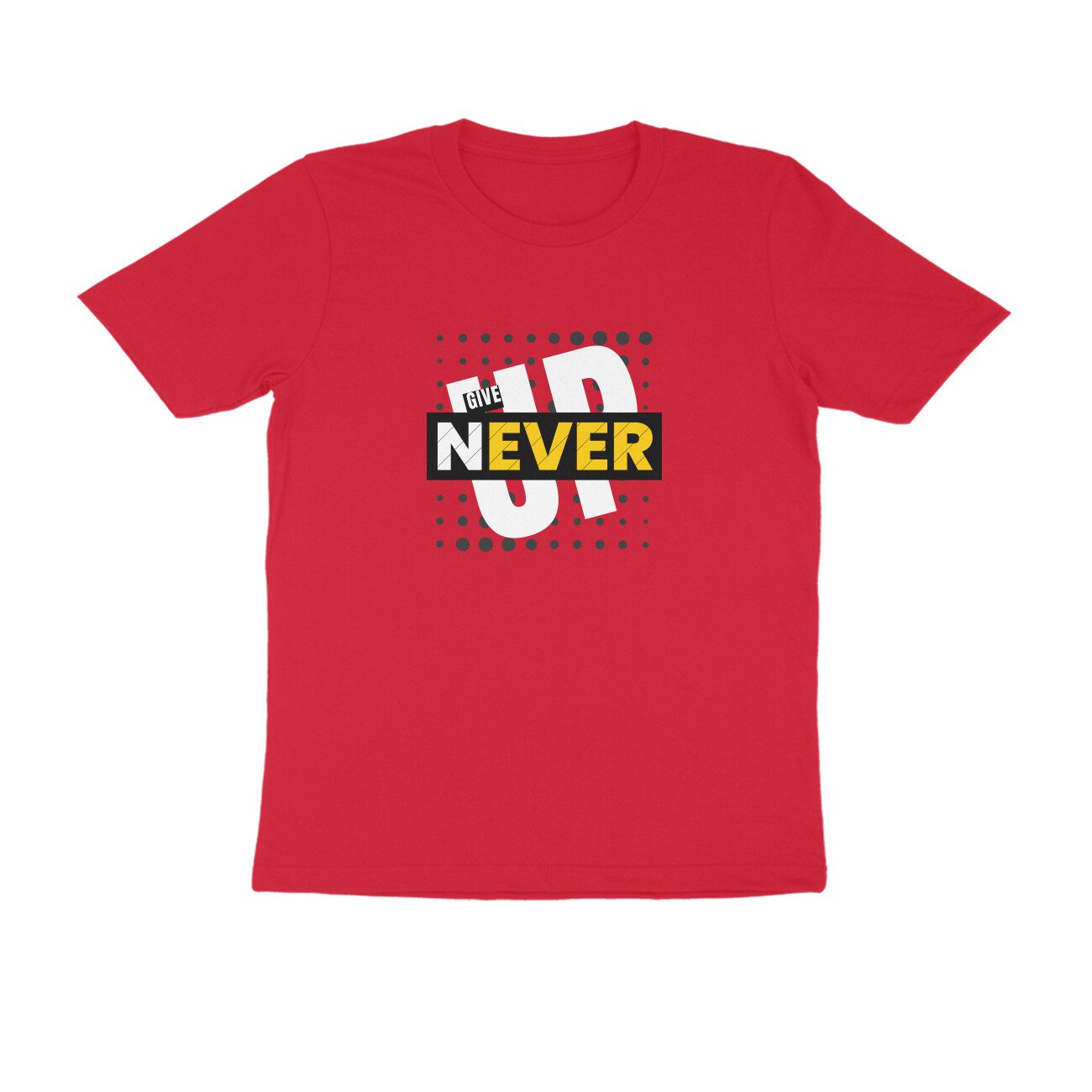 Trend Next Plus – Adults Never Give Up Typography T-Shirt - Fashion Greet