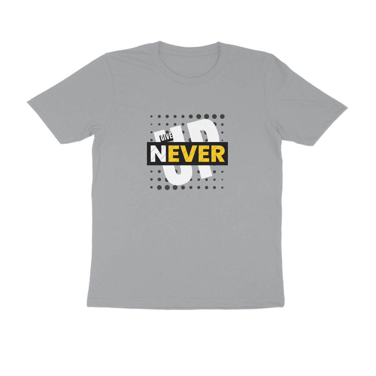 Trend Next Plus – Adults Never Give Up Typography T-Shirt - Fashion Greet