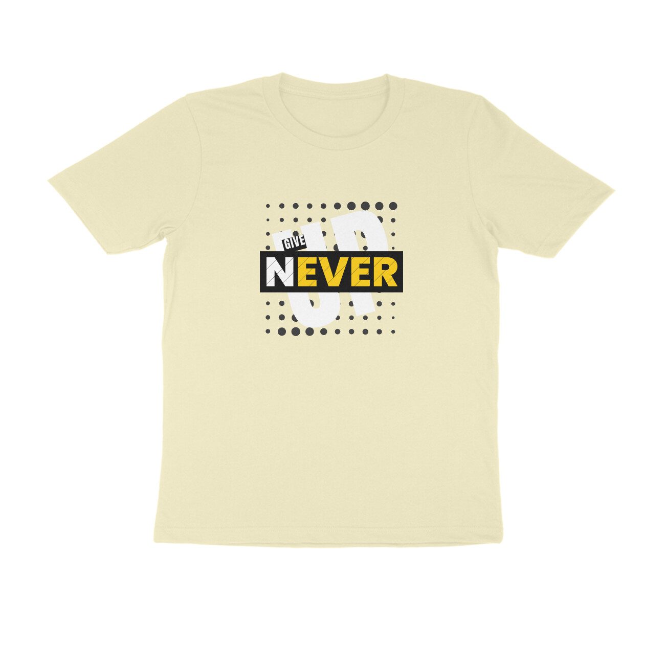 Trend Next Plus – Adults Never Give Up Typography T-Shirt - Fashion Greet