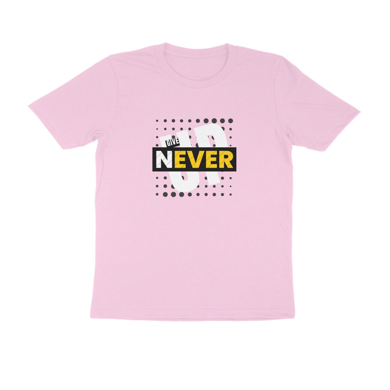 Trend Next Plus – Adults Never Give Up Typography T-Shirt - Fashion Greet