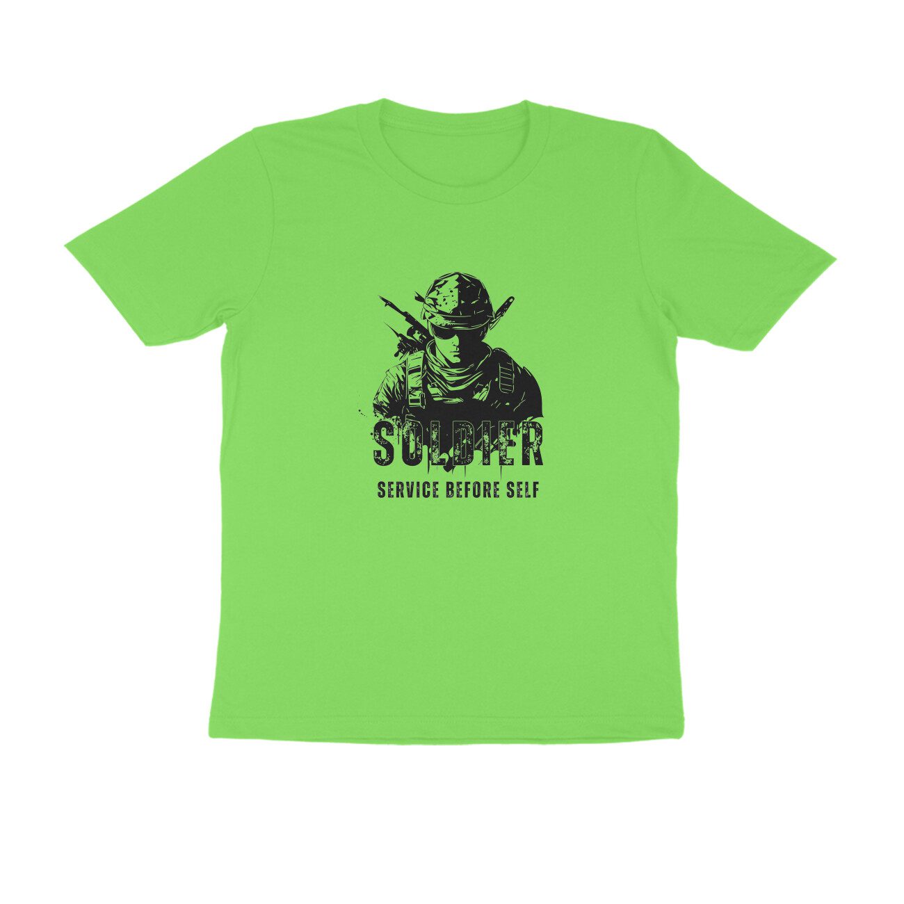 Trend Next Plus – Adults Soldier Service Before Self T-Shirt - Fashion Greet