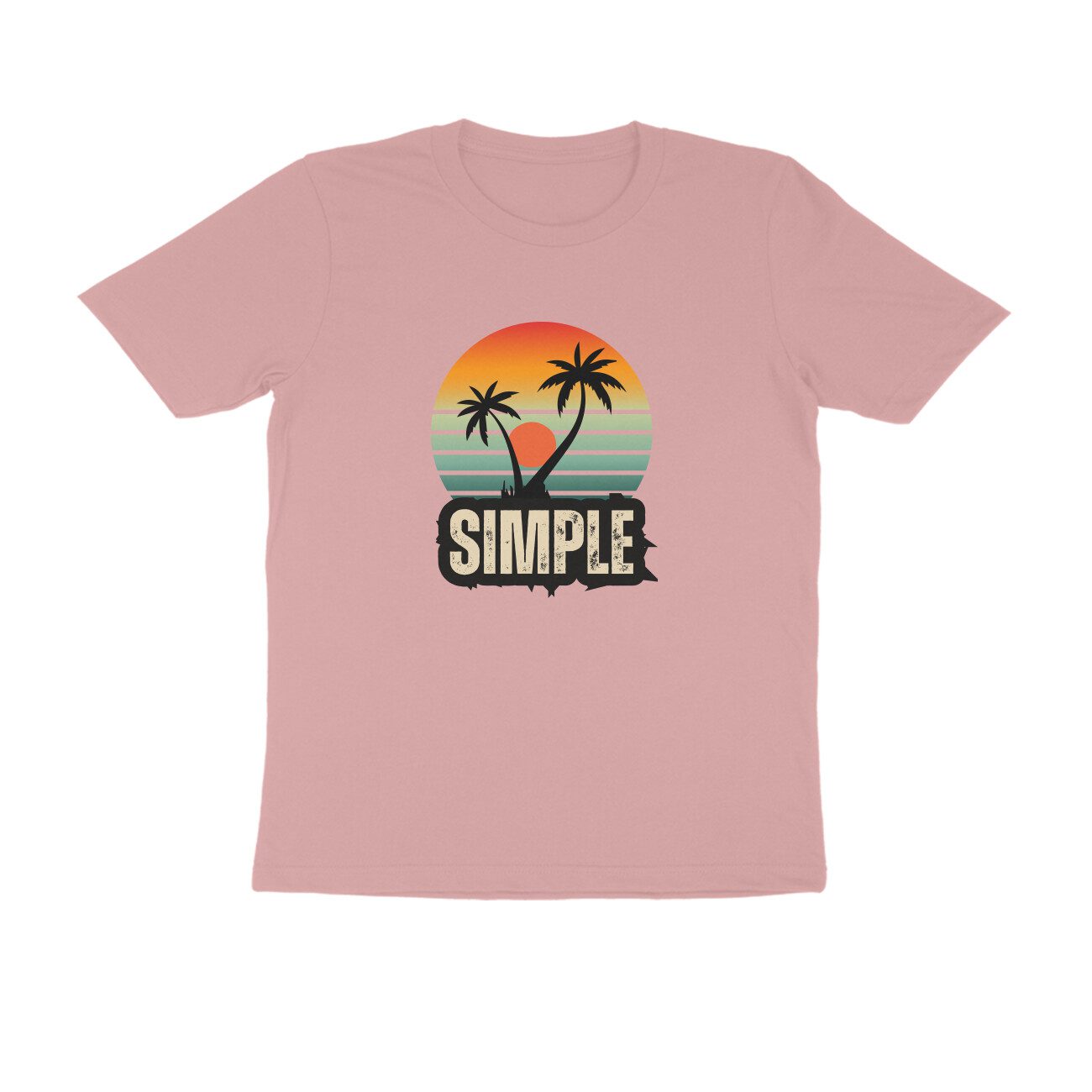 Trend Next Plus – Adults Colorful Retro Sunset T-Shirt - Fashion Greet