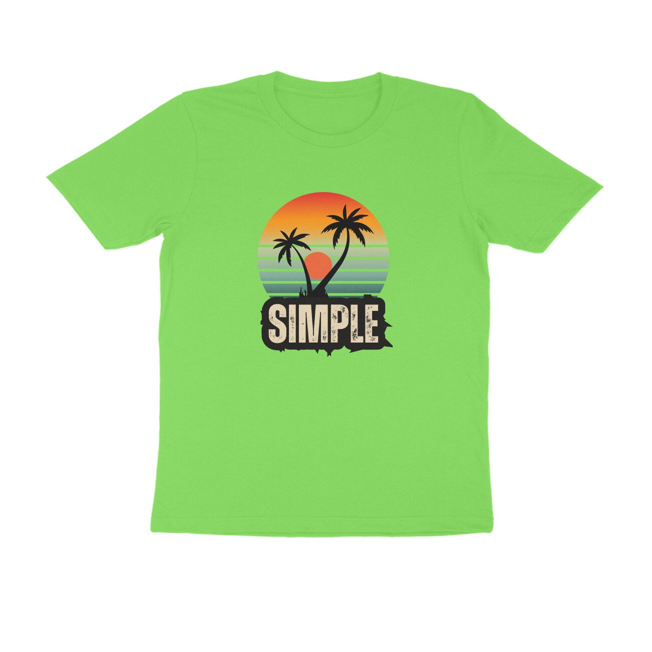 Trend Next Plus – Adults Colorful Retro Sunset T-Shirt - Fashion Greet