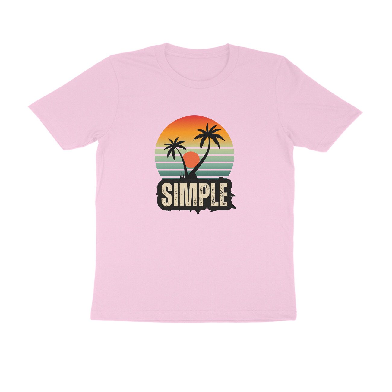 Trend Next Plus – Adults Colorful Retro Sunset T-Shirt - Fashion Greet