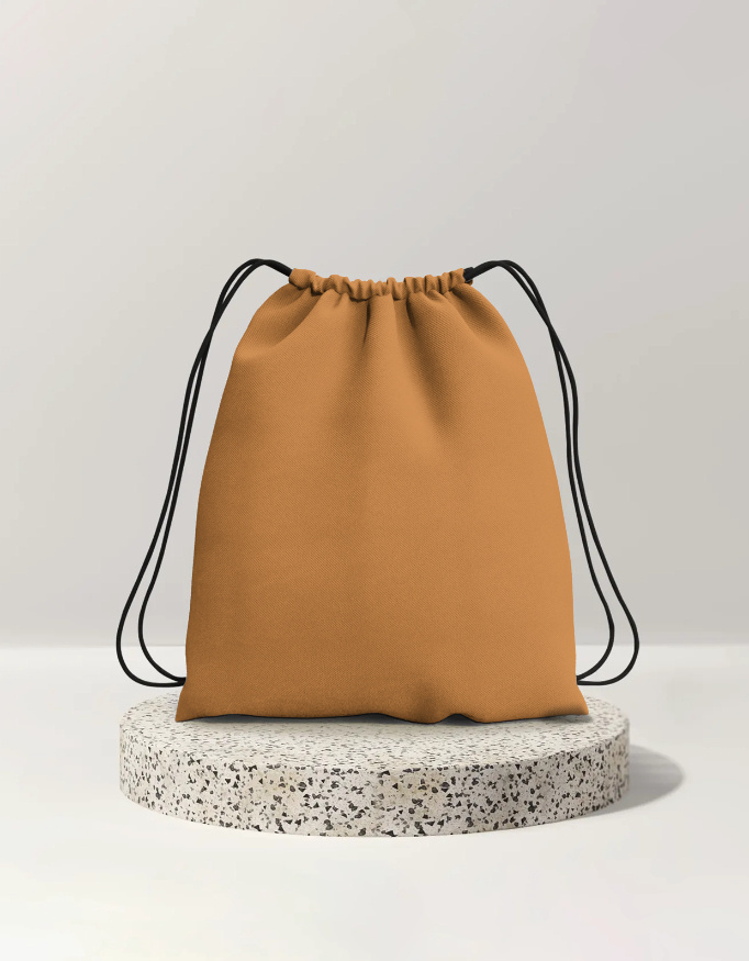 Drawstring Bag Plain with sturdy strings - Fashion Greet