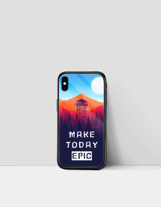 iPhone Glass Case – Motivational Quote – Make Today EPIC - Fashion Greet iPhone Glass Case – Motivational Quote – Make Today EPIC - Fashion Greet