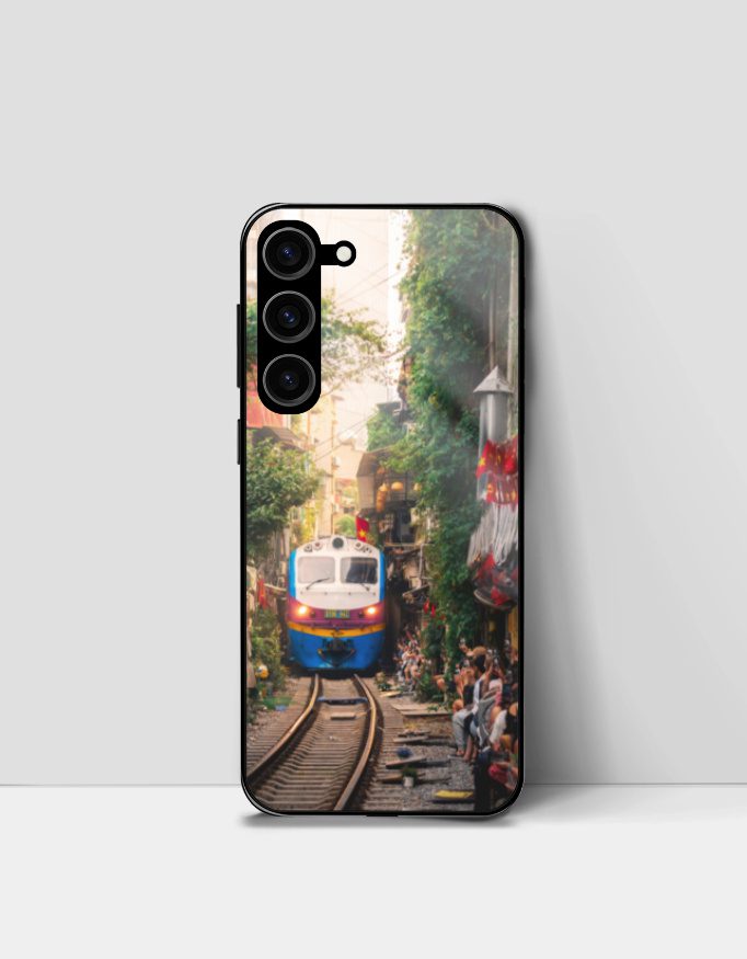 Samsung Glass Case – Scenic Vietnam Street Train - Fashion Greet Samsung Glass Case – Scenic Vietnam Street Train - Fashion Greet
