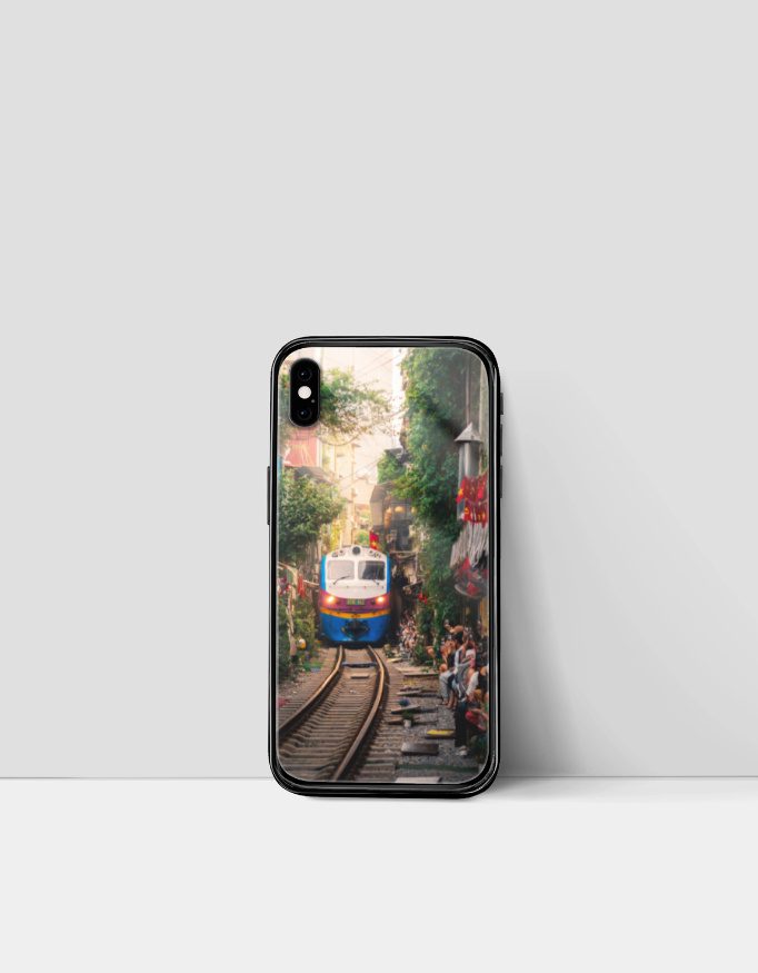 IPhone Glass Case – Scenic Vietnam Street Train - Fashion Greet IPhone Glass Case – Scenic Vietnam Street Train - Fashion Greet