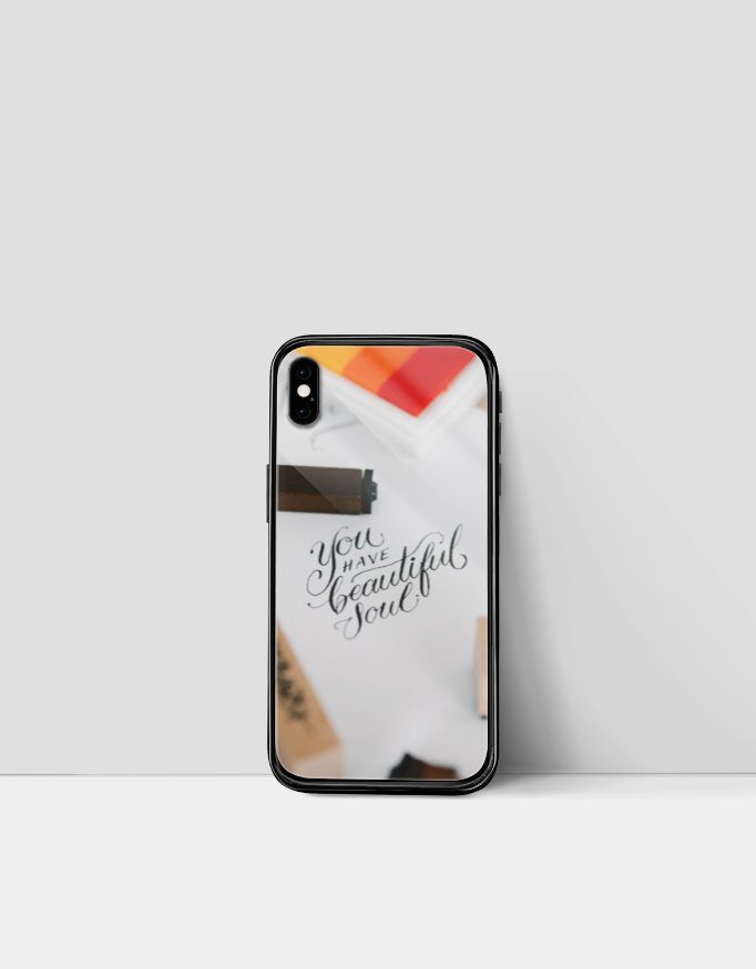 IPhone Glass Case – Motivational Quote – You have beautiful soul - Fashion Greet IPhone Glass Case – Motivational Quote – You have beautiful soul - Fashion Greet
