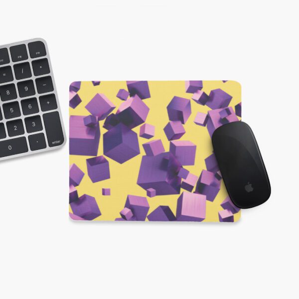 Mouse Pad - Bright Abstract 3d Cube