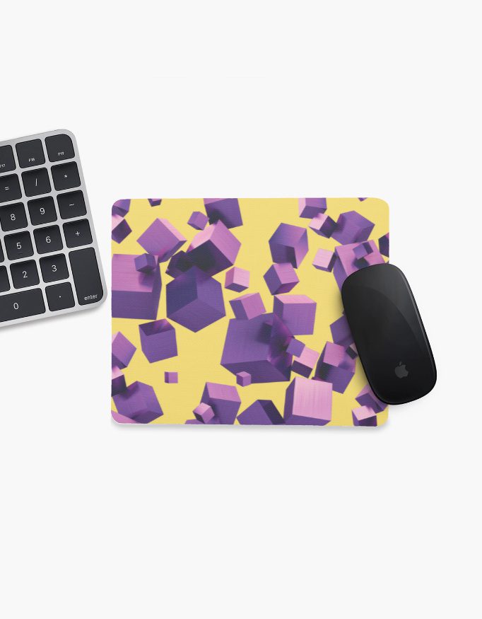 Mouse Pad – Bright Abstract 3d Cube - Fashion Greet Mouse Pad – Bright Abstract 3d Cube - Fashion Greet