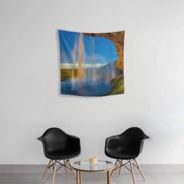 Tapestry - Cliff Waterfalls in Iceland
