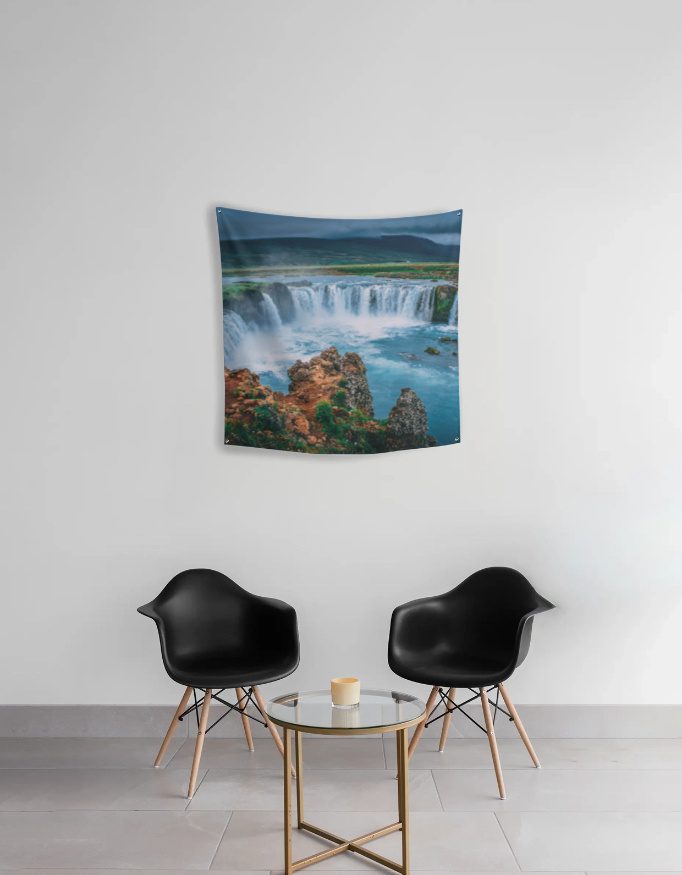Tapestry – Scenic Waterfalls in Iceland - Fashion Greet Tapestry – Scenic Waterfalls in Iceland - Fashion Greet