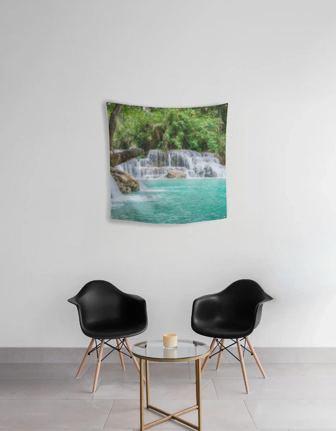 Tapestry – Scenic view of Step Wafterfalls - Fashion Greet Tapestry – Scenic view of Step Wafterfalls - Fashion Greet