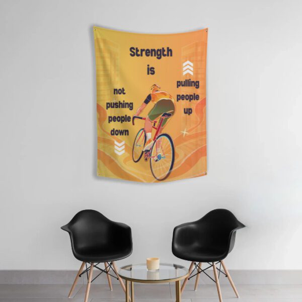 Tapestry - Inspirational Quote - Real Strength