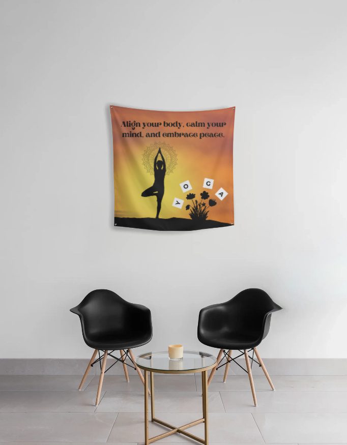 Tapestry – Yoga specials – Align Calm Peace - Fashion Greet