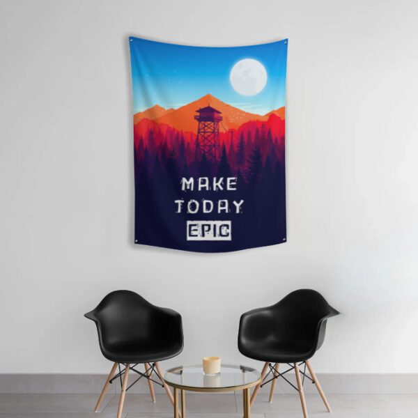 Tapestry - Motivational Quote - Make Today EPIC