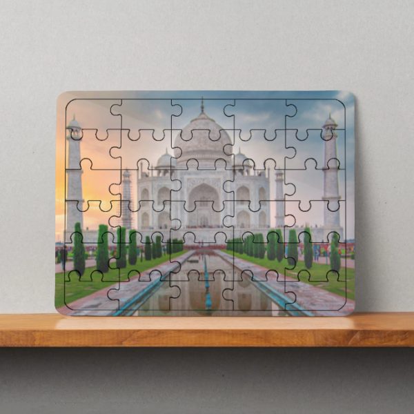 Wooden Puzzle - Taj Mahal