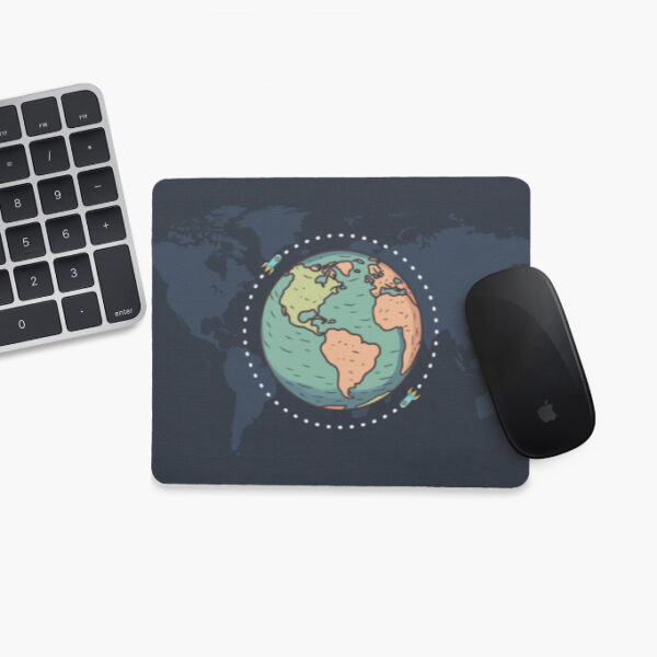 Mouse Pad - Spinning Earth Theme