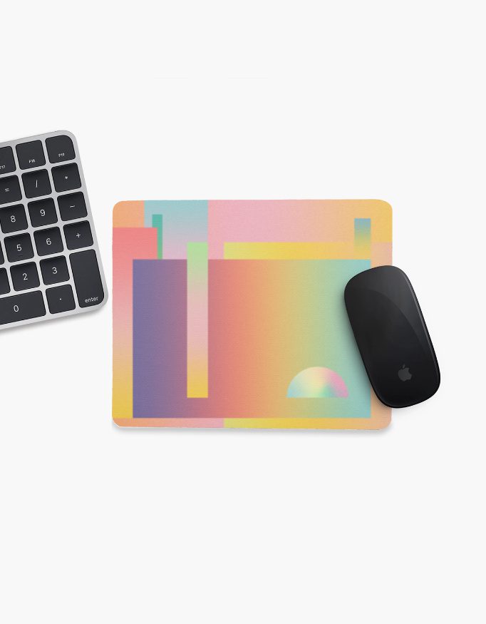 Mouse Pad – Colourful Shape Theme - Fashion Greet Mouse Pad – Colourful Shape Theme - Fashion Greet