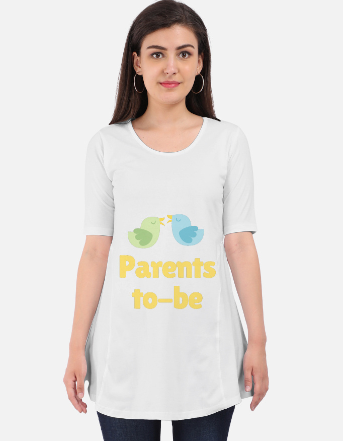 Maternity T-Shirt – Black Color – Parents to-be - Fashion Greet Maternity T-Shirt – Black Color – Parents to-be - Fashion Greet